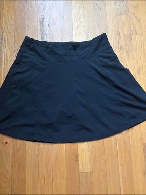 Athleta Black A-Line Athletic Skirt